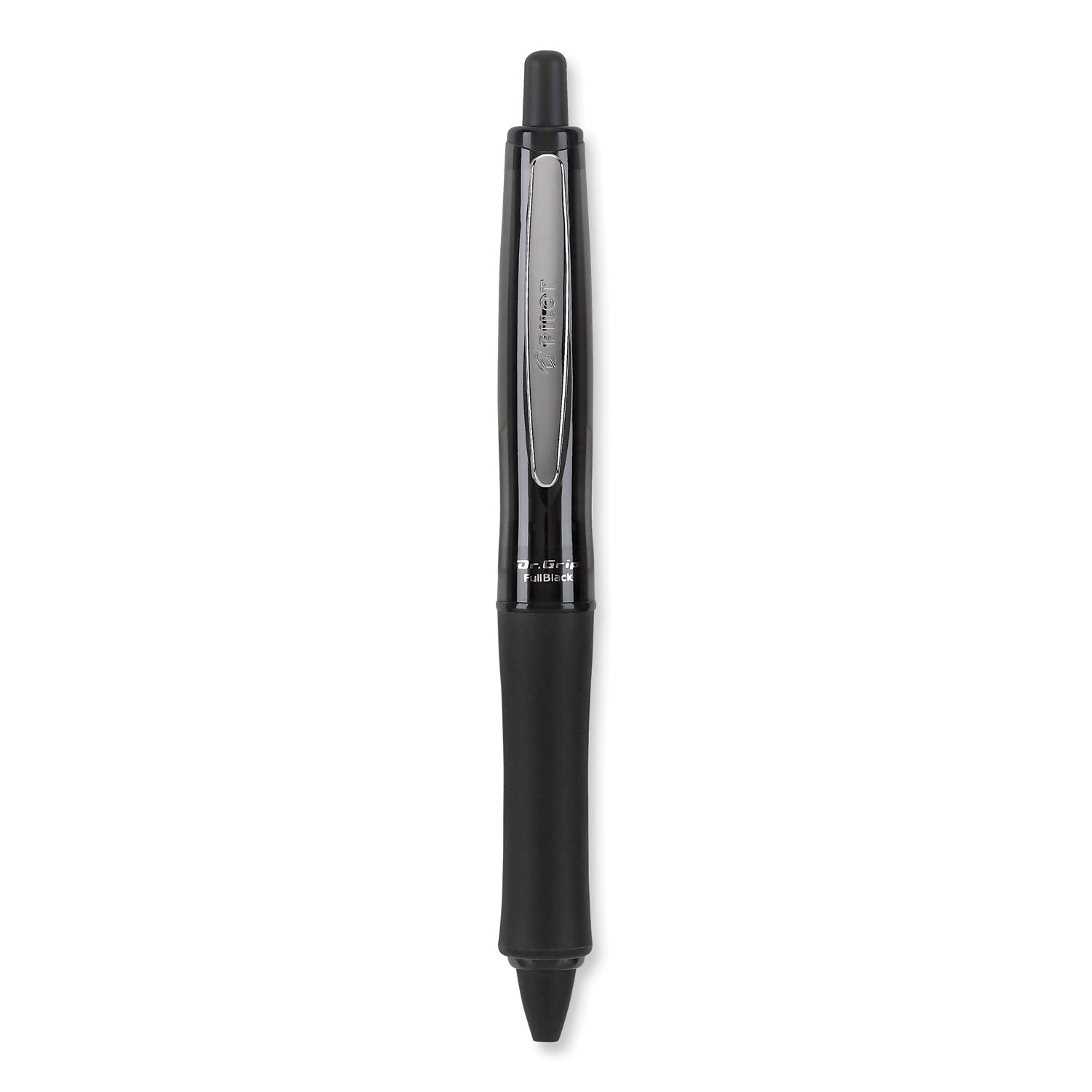 Dr. Grip FullBlack Advanced Ink Ballpoint Pen, Retractable, Medium 1 mm, Black Ink, Black Barrel