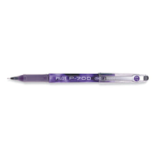 Precise P-700 Gel Pen, Stick, Fine 0.7 mm, Purple Ink, Purple Barrel, Dozen