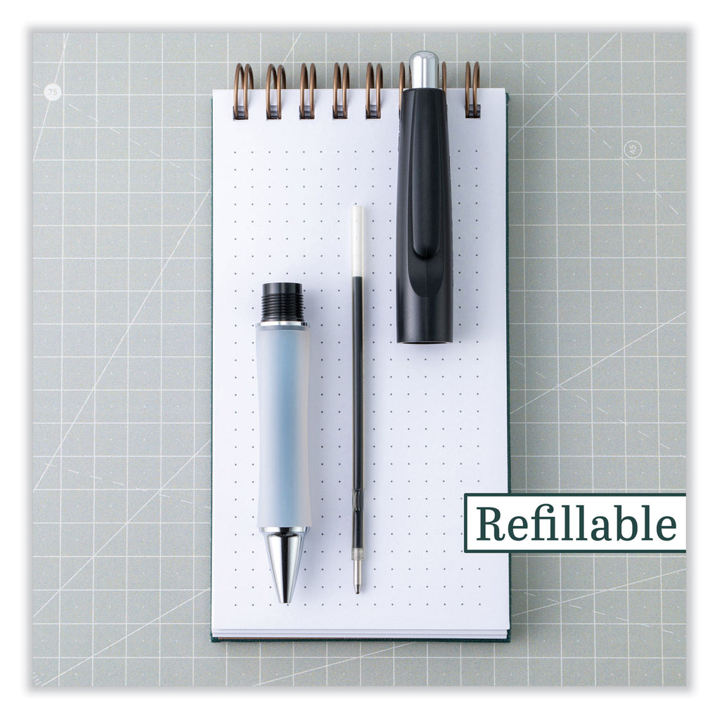 Refill for Dr. Grip, Easytouch, The Better, B2P and Rex Grip BeGreen Ballpoint Pens, Medium Conical Tip, Blue Ink, 2/Pack