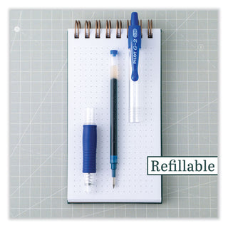 Refill for Pilot B2P, Dr Grip, G2, G6, MR Metropolitan, Precise BeGreen and Q7 Gel Pens, Extra-Fine Tip, Blue Ink, 2/Pack