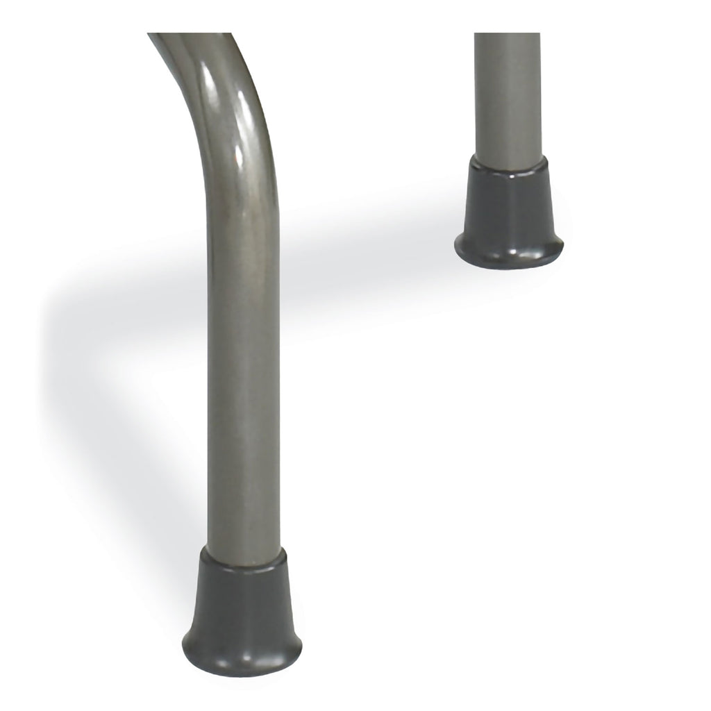 Diesel Low Base Stool, Backless, Supports Up to 250 lb, 16" to 22" High Black Seat, Pewter Base, Ships in 1-3 Business Days
