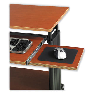 Muv Standing Desk, 29.5" x 22" x 45", Cherry, Ships in 1-3 Business Days