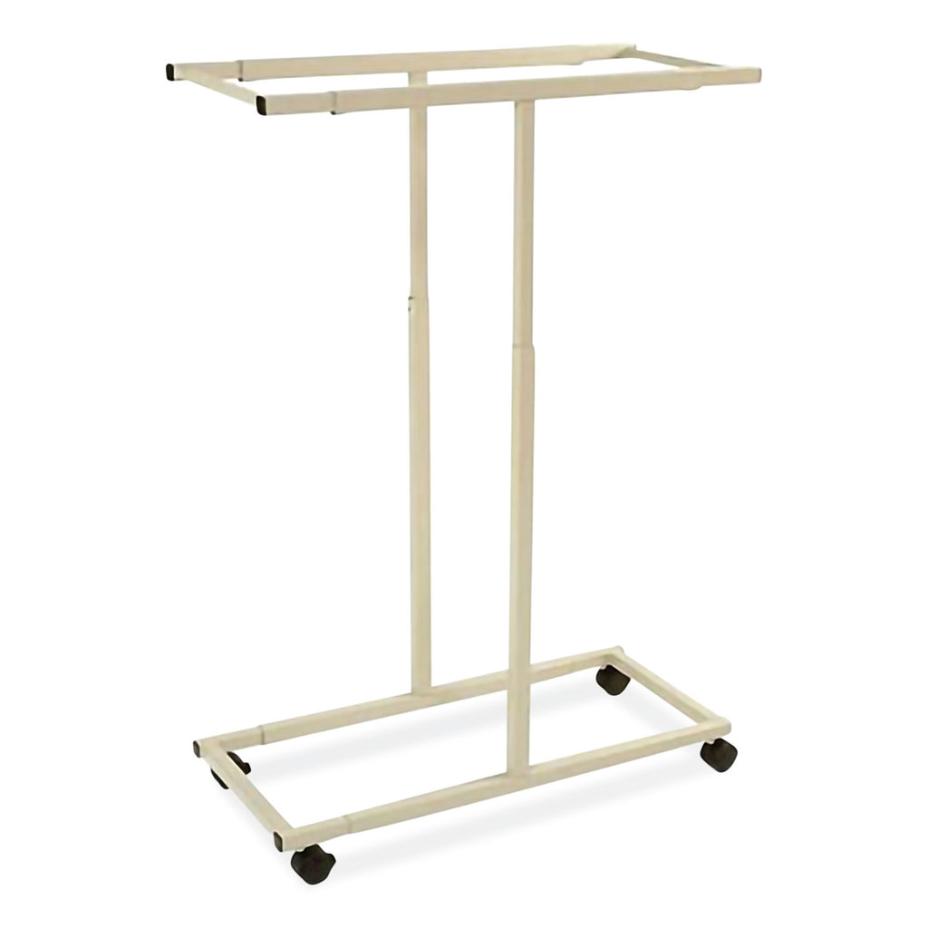 Mobile Vertical File, 12 Hanging Clamps, 39.25w x 16d x 52h, Tan, Ships in 1-3 Business Days