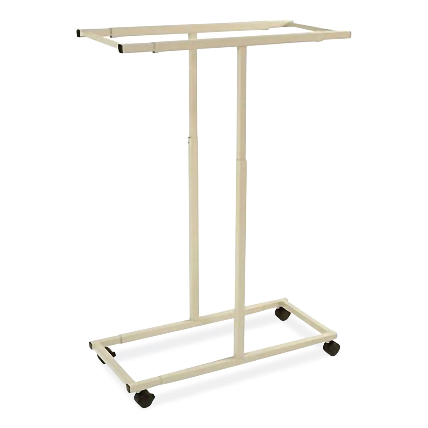 Mobile Vertical File, 12 Hanging Clamps, 39.25w x 16d x 52h, Tan, Ships in 1-3 Business Days
