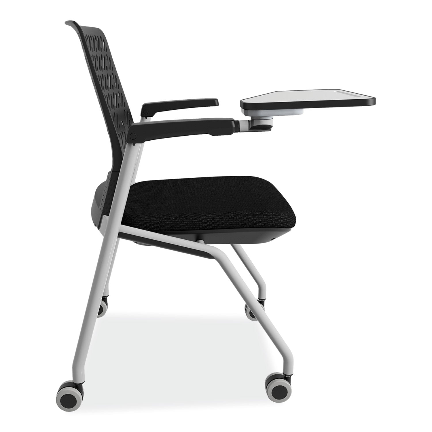 thesis-training-chair-w-flex-back-and-tablet-max-250-lb-18-high-black-seat-gray-base-2-cartonships-in-1-3-business-days_safktx3sbblk - 2