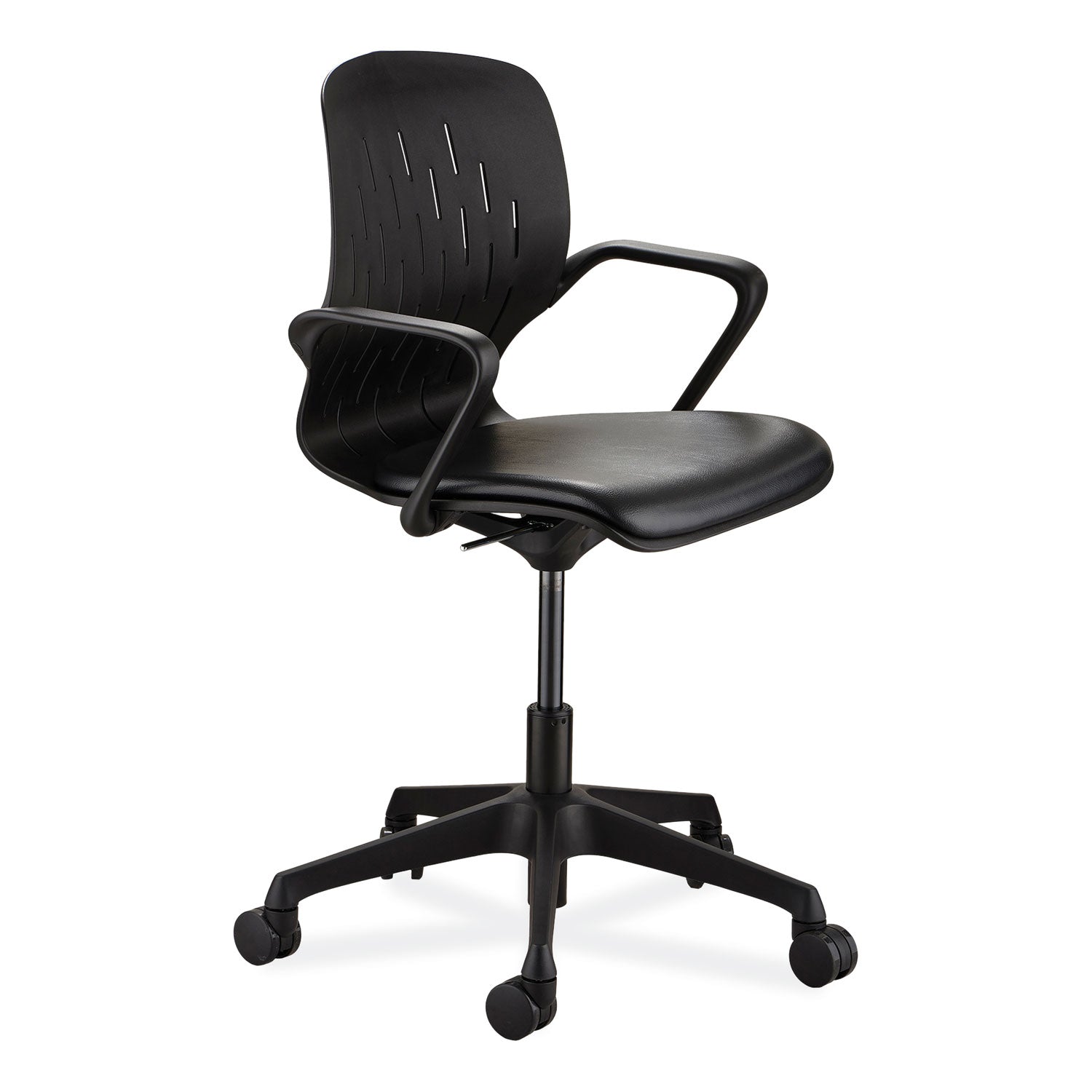 shell-desk-chair-supports-up-to-275-lb-17-to-20-seat-height-black-seat-back-black-base-ships-in-1-3-business-days_saf7013bl - 1