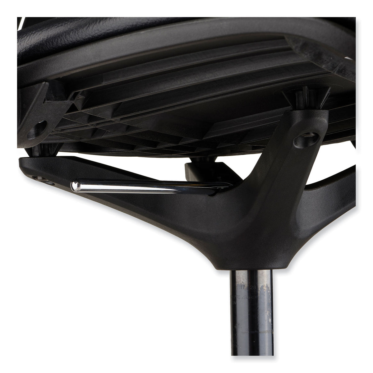 Shell Extended-Height Chair, Supports Up to 275 lb, 22" to 32" High Black Seat, Black Back/Base, Ships in 1-3 Business Days