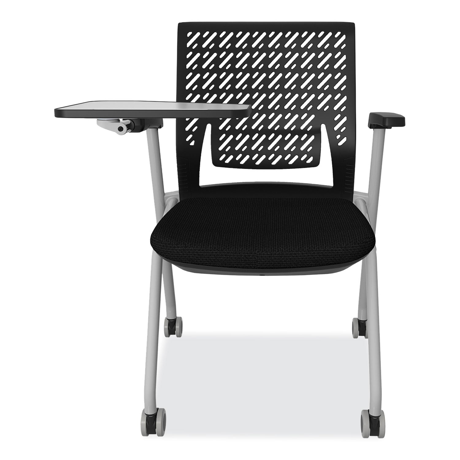 thesis-training-chair-w-flex-back-and-tablet-max-250-lb-18-high-black-seat-gray-base-2-cartonships-in-1-3-business-days_safktx3sbblk - 3