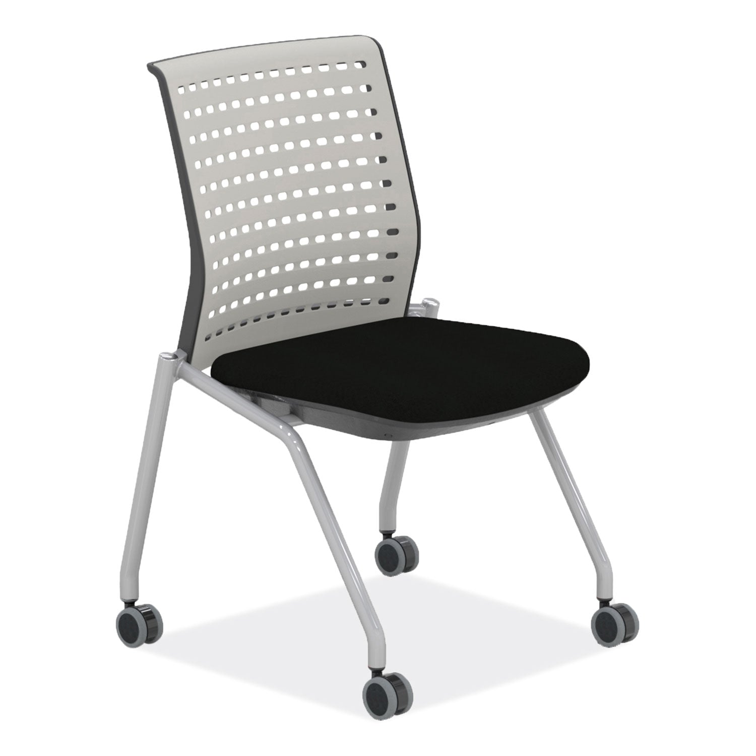 thesis-training-chair-w-static-back-max-250-lb-18-high-black-seat-gray-back-base-2-carton-ships-in-1-3-business-days_safkts2sgblk - 1
