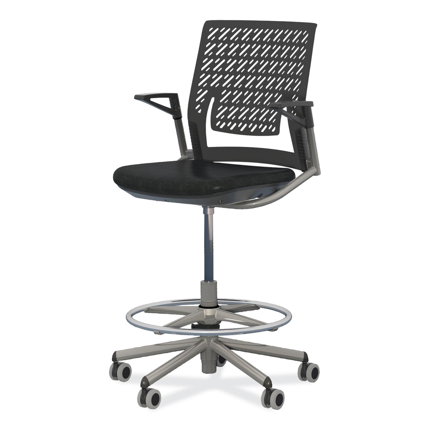 thesis-flex-back-stool-w-arms-supports-up-to-250-lb-215-to-295-black-high-seat-silver-base-ships-in-1-3-business-days_safksx1sbblk - 5