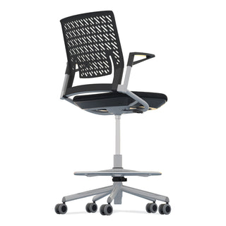 thesis-flex-back-stool-w-arms-supports-up-to-250-lb-215-to-295-black-high-seat-silver-base-ships-in-1-3-business-days_safksx1sbblk - 1