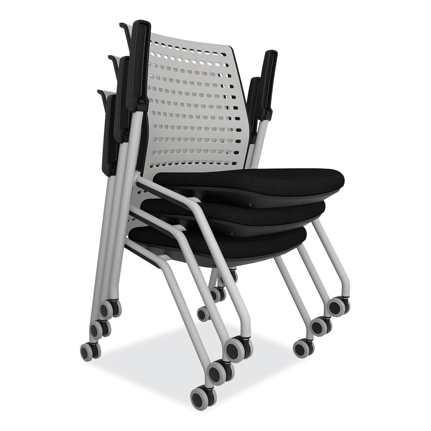 thesis-training-chair-w-static-back-and-arms-max-250-lb-18-high-black-seatgray-back-base2-ctships-in-1-3-business-days_safkts1sgblk - 3