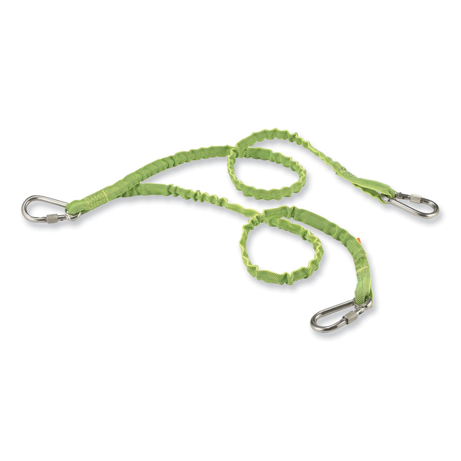 squids-3311-twin-leg-tool-lanyard-with-three-carabiners-15lb-max-work-capacity-35-to-42-lime-ships-in-1-3-business-days_ego19083 - 1