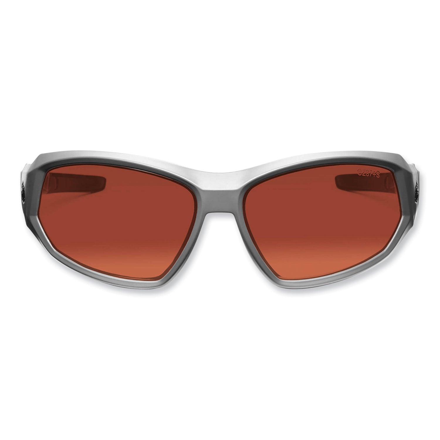 Skullerz Loki Safety Glasses/Goggles, Gray Nylon Impact Frame, Polarized Copper Polycarb Lens, Ships in 1-3 Business Days