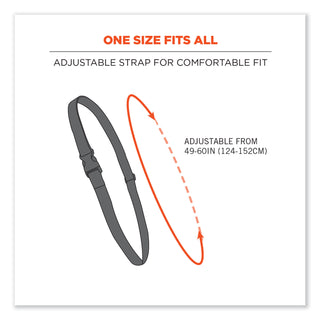Squids 3137 Padded Barcode Scanner Lanyard Sling, 49" to 60" Long, Black, Ships in 1-3 Business Days