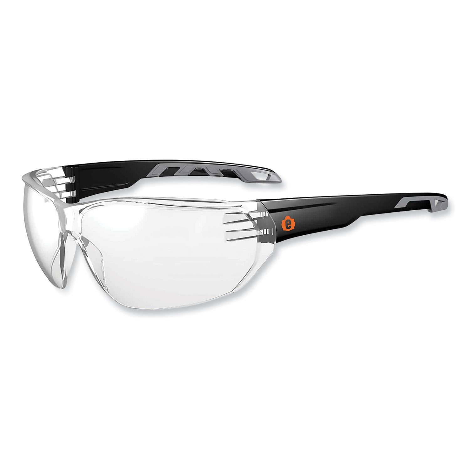 skullerz-vali-frameless-safety-glasses-matte-black-nylon-impact-frame-clear-polycarbonate-lens-ships-in-1-3-business-days_ego59200 - 1