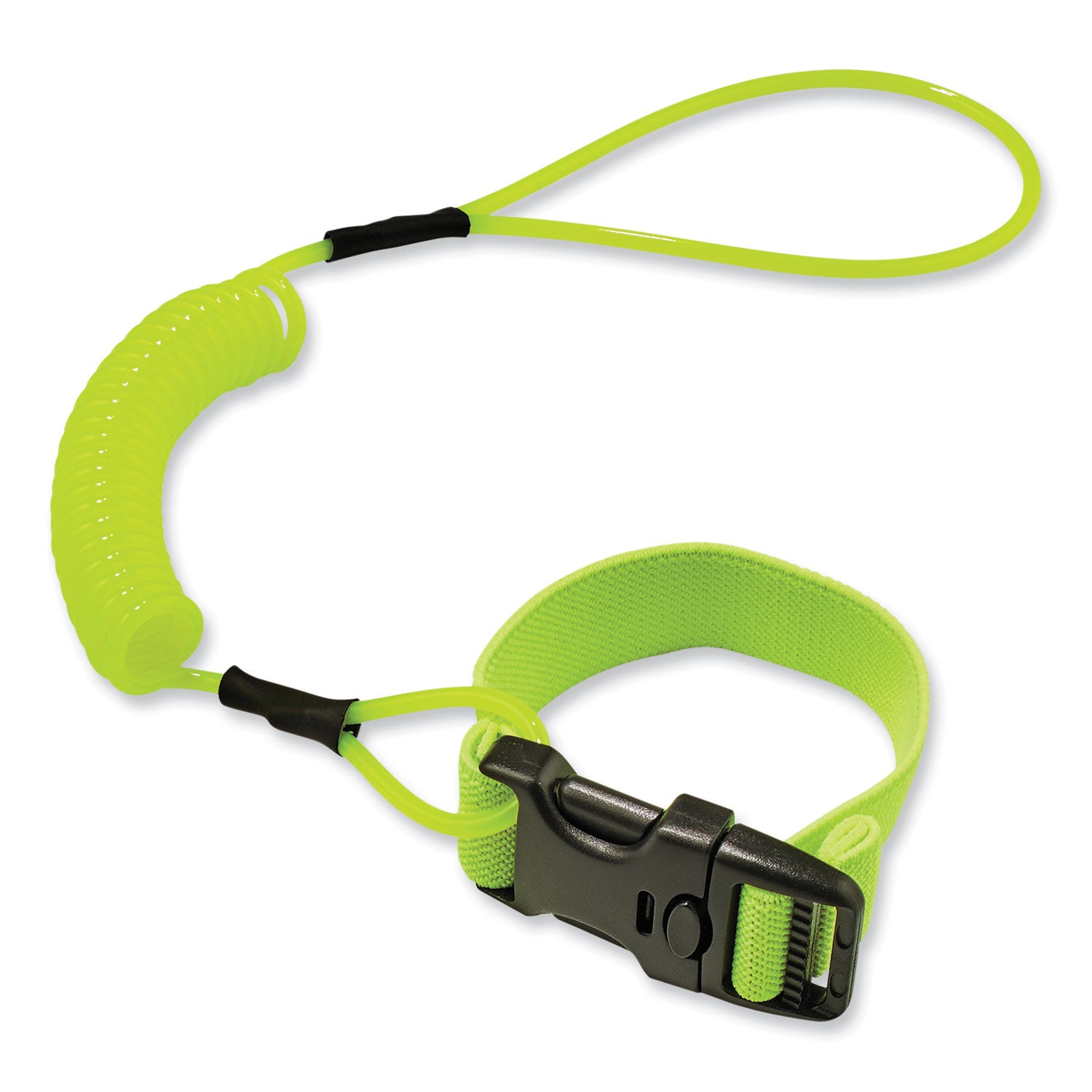 squids-3157-coiled-lanyard-with-buckle-2-lb-max-working-capacity-12-to-48-long-lime-ships-in-1-3-business-days_ego19157 - 1