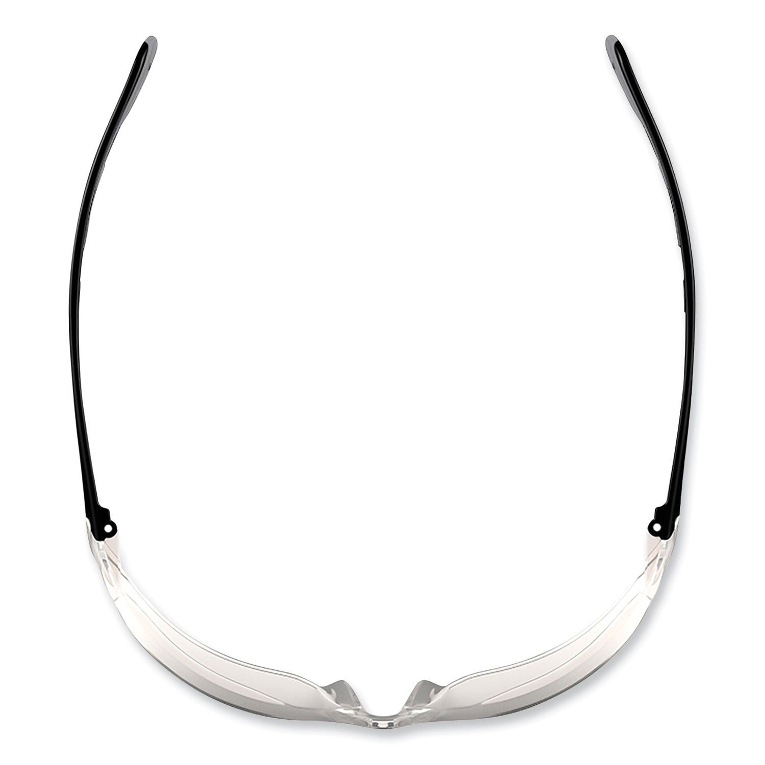 Skullerz Vali Frameless Safety Glasses, Matte Black Nylon Impact Frame, Clear Polycarbonate Lens, Ships in 1-3 Business Days
