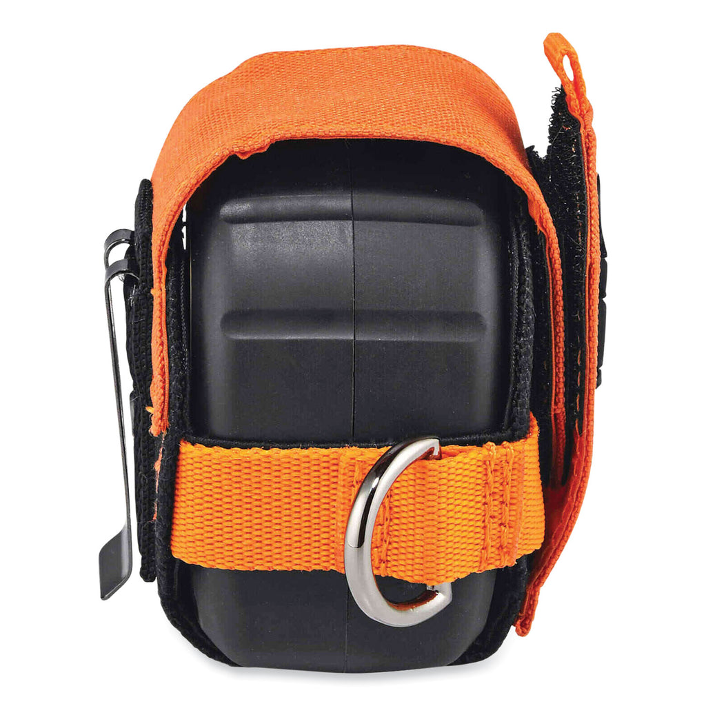 Squids 3770 Belt Clip Tape Measure Holder, Large, 3.62 x 7.25 x 2.5, Polyester, Orange, Ships in 1-3 Business Days