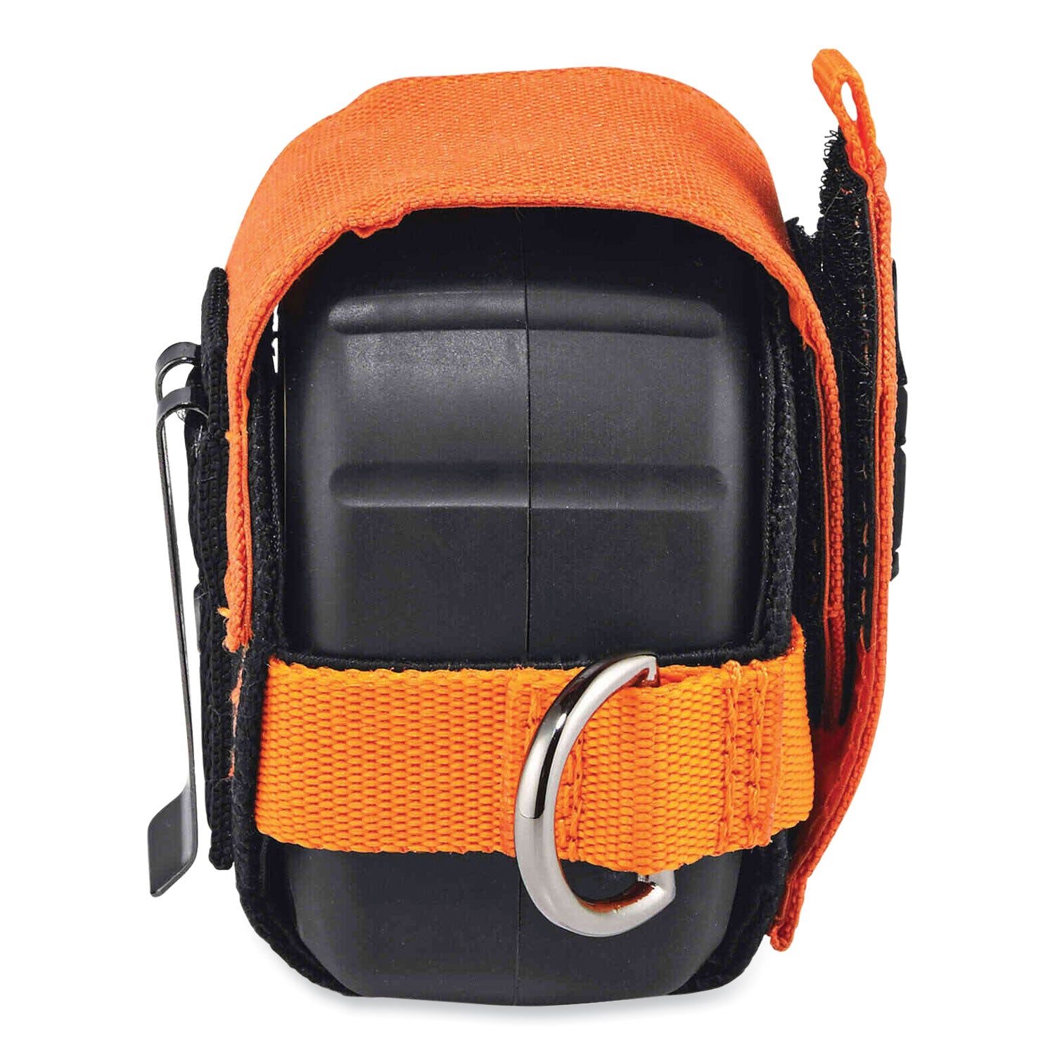 Squids 3770 Belt Clip Tape Measure Holder, Large, 3.62 x 7.25 x 2.5, Polyester, Orange, Ships in 1-3 Business Days