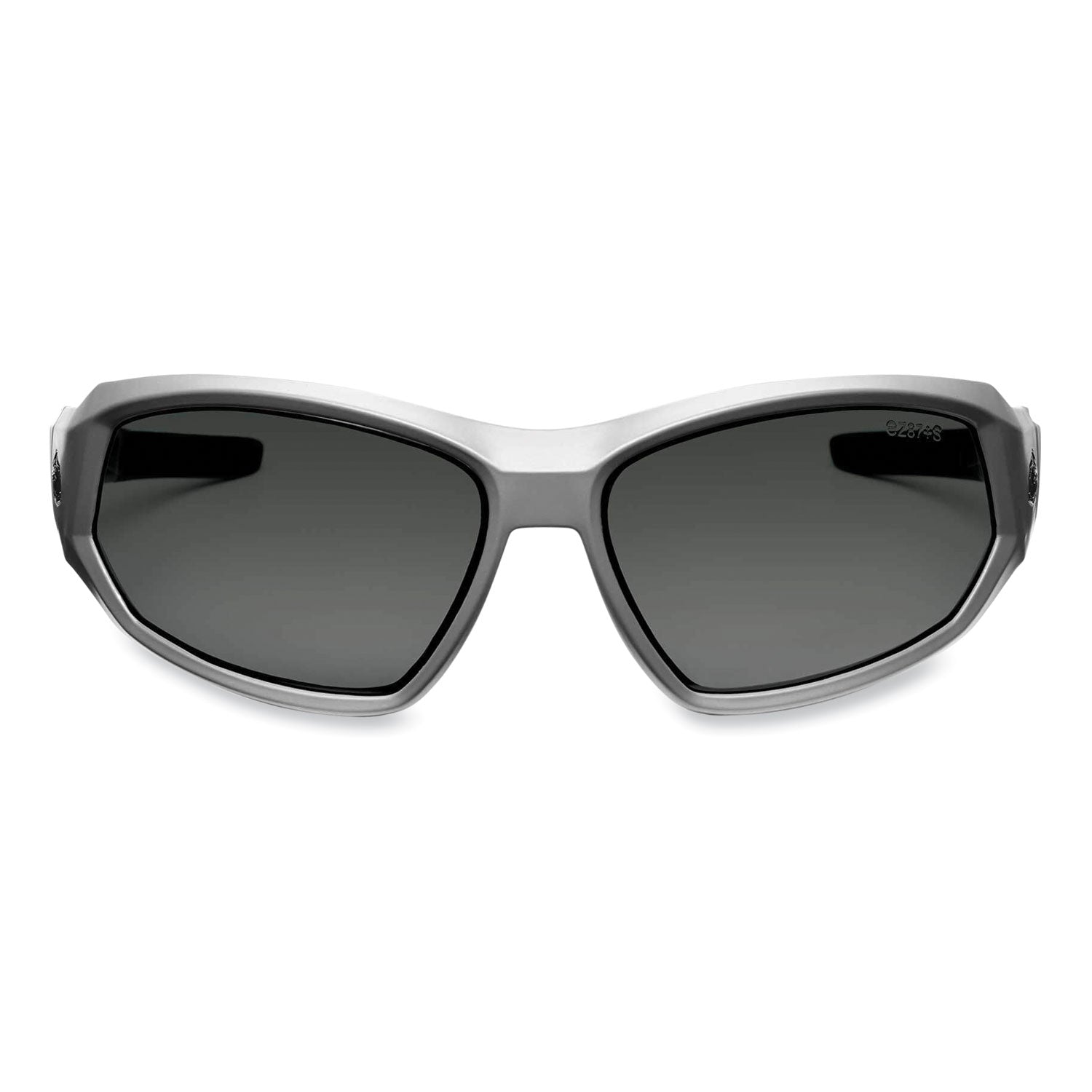 Skullerz Loki Safety Glasses/Goggles, Matte Gray Nylon Impact Frame, Polarized Smoke Polycarb Lens,Ships in 1-3 Business Days