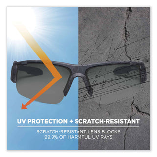 Skullerz Dagr Safety Glasses, Kryptek Highlander Nylon Impact Frame, Smoke Polycarbonate Lens, Ships in 1-3 Business Days