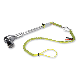 squids-3100-lanyard-w-aluminum-carabiner-+-cinch-loop-10-lb-max-work-capacity-35-to-45-lime-ships-in-1-3-business-days_ego19003 - 2