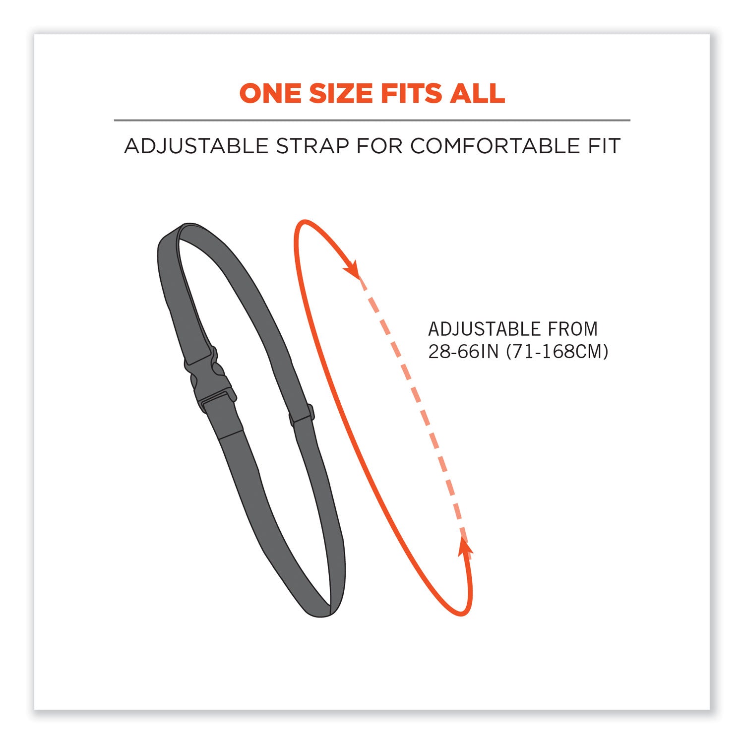 Squids 3134 Barcode Scanner Lanyard Sling, 28" to 66" Long, Black, Ships in 1-3 Business Days
