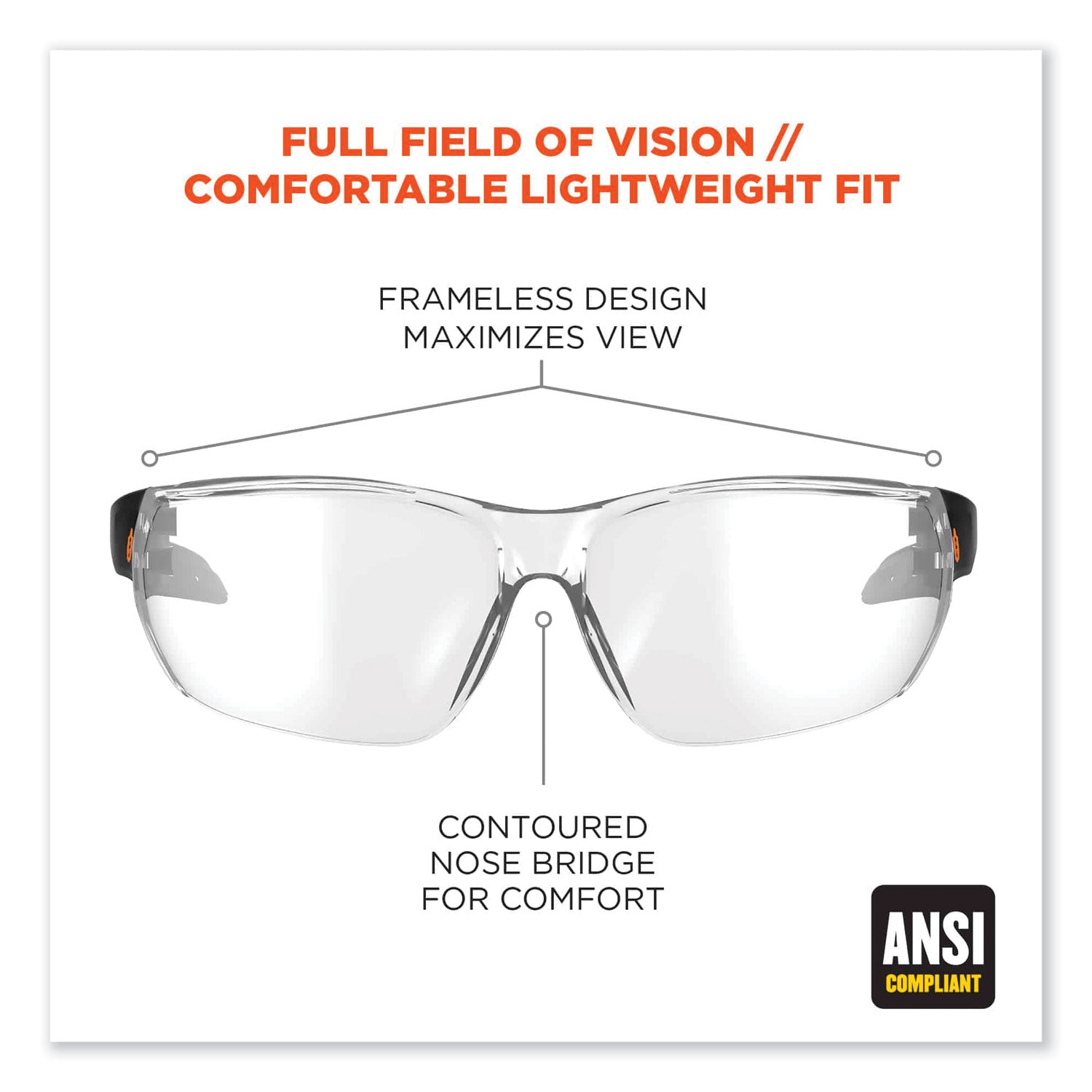 skullerz-vali-frameless-safety-glasses-matte-black-nylon-impact-frame-clear-polycarbonate-lens-ships-in-1-3-business-days_ego59200 - 5