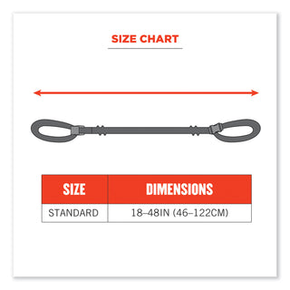 squids-3150-elastic-lanyard-with-buckle-2-lb-max-working-capacity-18-to-48-long-lime-ships-in-1-3-business-days_ego19150 - 3