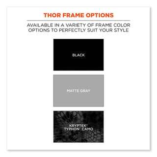 Skullerz Thor Safety Glasses, Black Nylon Impact Frame, Polarized G15 Polycarbonate Lens, Ships in 1-3 Business Days