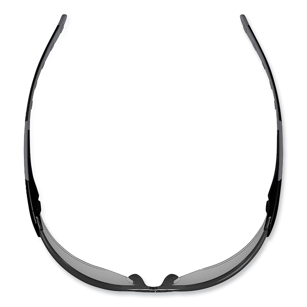 Skullerz Saga Frameless Safety Glasses, Black Nylon Impact Frame, AntiFog Indr/Outdr Polycarb Lens,Ships in 1-3 Business Days