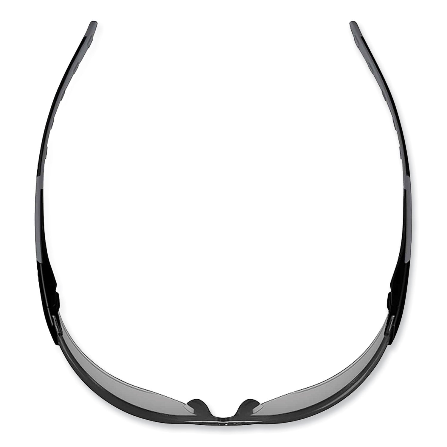 Skullerz Saga Frameless Safety Glasses, Black Nylon Impact Frame, AntiFog Indr/Outdr Polycarb Lens,Ships in 1-3 Business Days