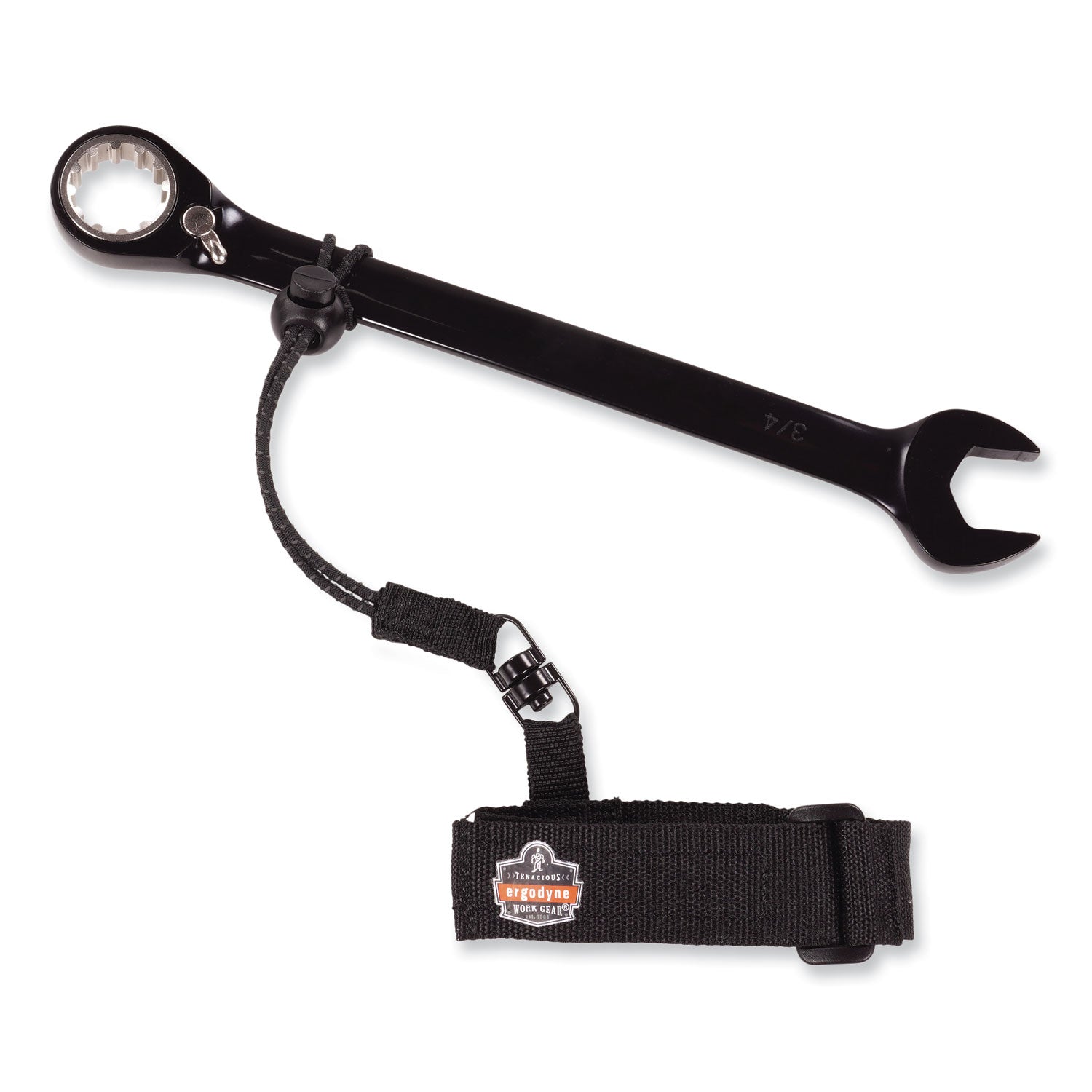 Squids 3115 Adjustable-Wrist Tool Lanyard w/Loop Tether, 7" to 8.5" Wrist, 2 lb Work Cap, 7.5", Ships in 1-3 Business Days