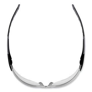 Skullerz Saga Frameless Safety Glasses, Black Nylon Impact Frame, Anti-Fog Clear Polycarb Lens, Ships in 1-3 Business Days