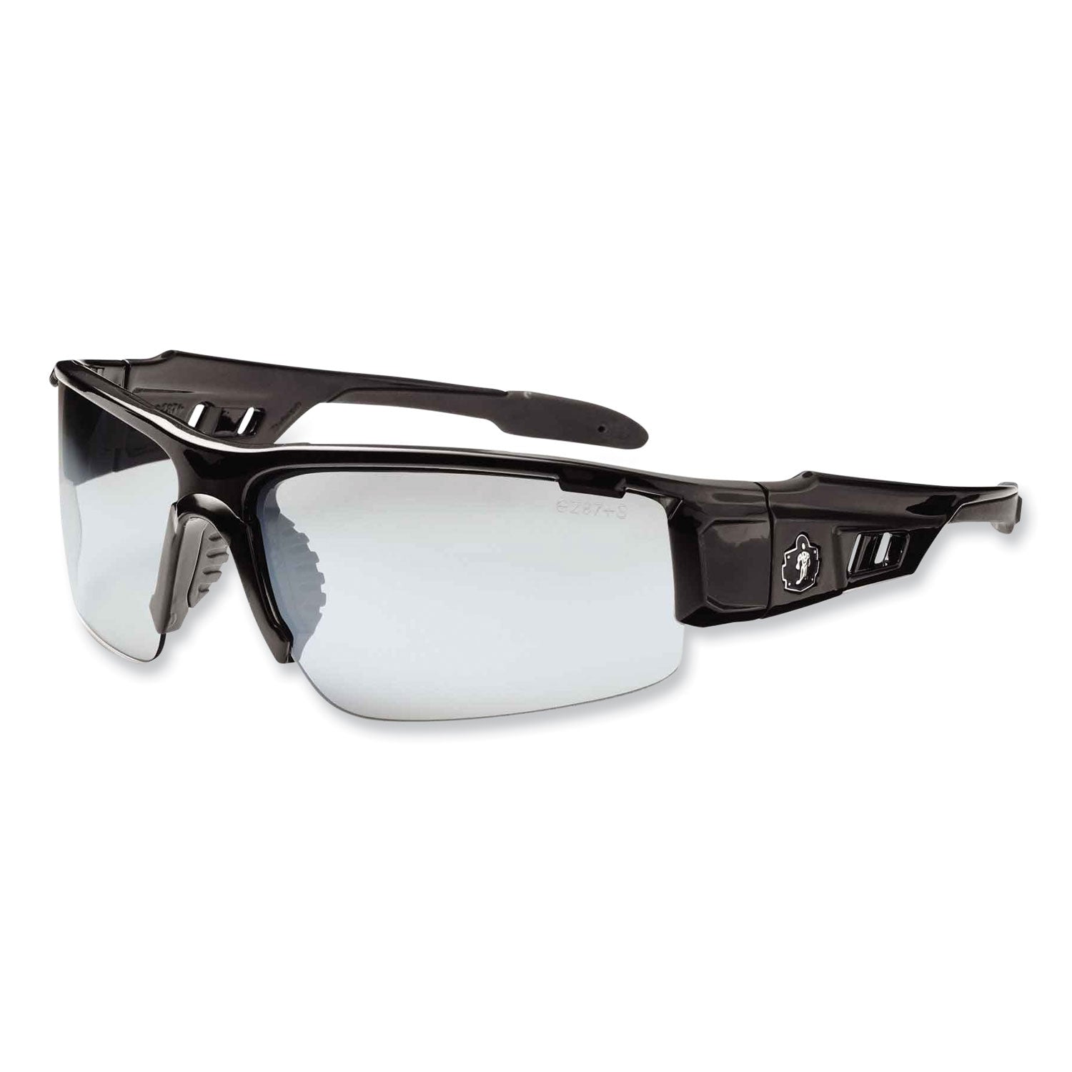 skullerz-dagr-safety-glasses-black-nylon-impact-frame-indoor-outdoor-polycarbonate-lens-ships-in-1-3-business-days_ego52080 - 1