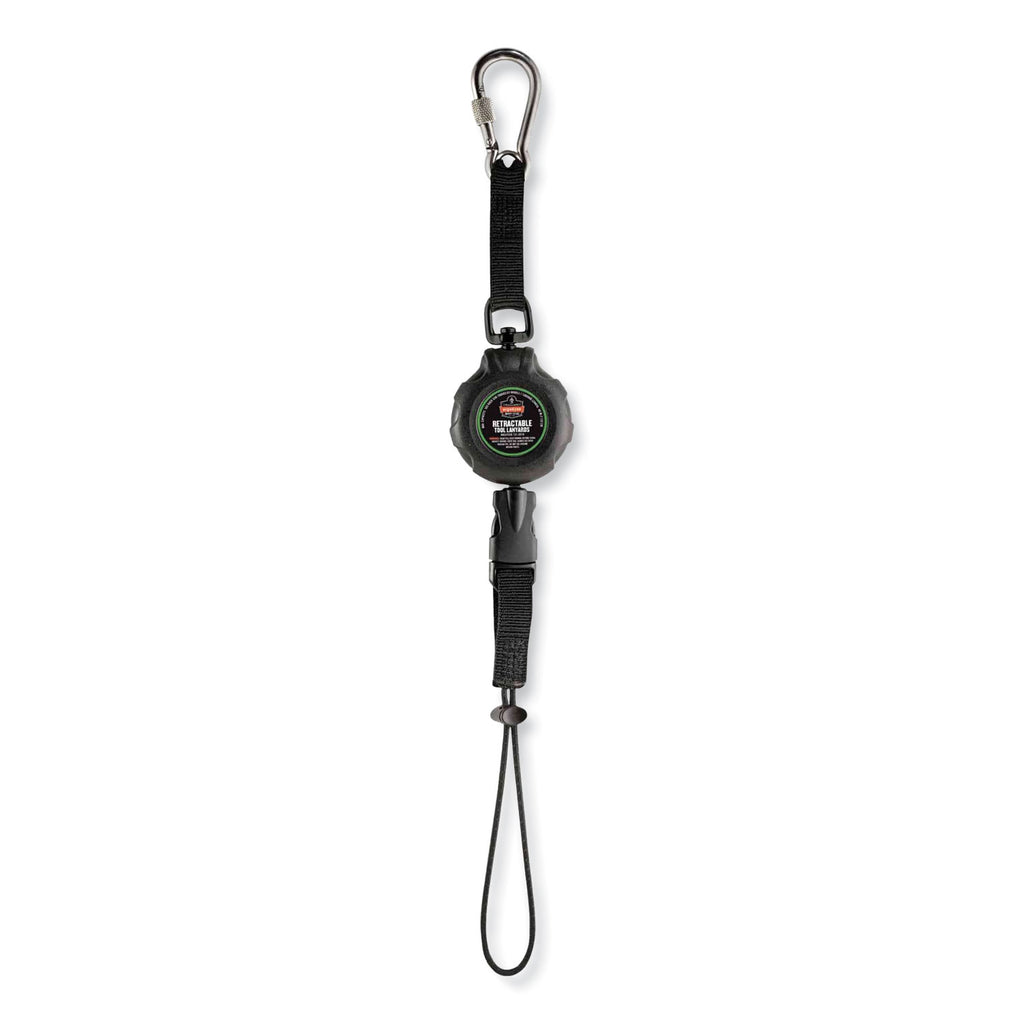 Squids 3001 Retractable Tool Lanyard w/Choking-Loop Tool Tether+Carabiner Anchor, 2lb Capacity,48",Ships in 1-3 Business Days