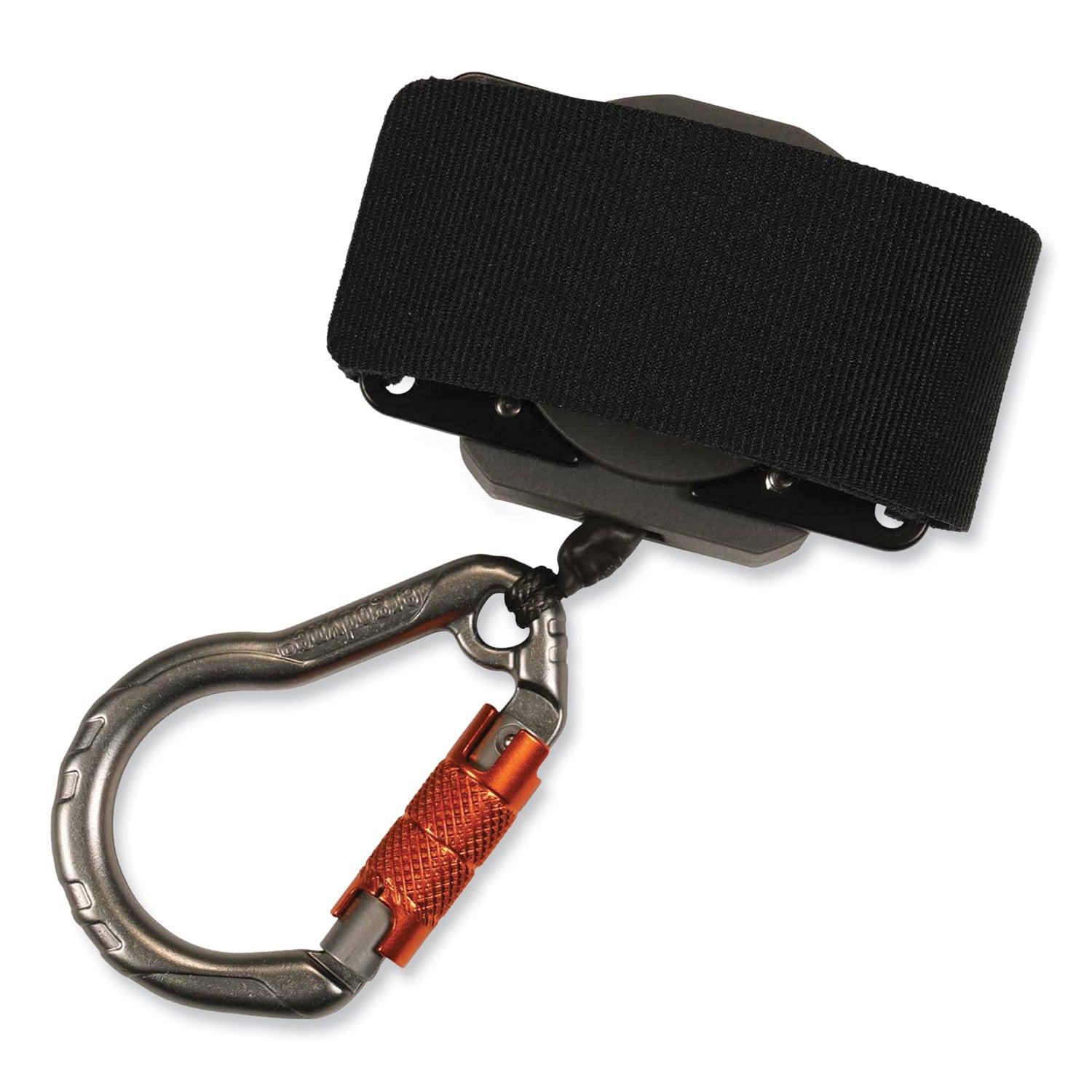 Squids 3002 Retractable Lanyard w/Carabiner+Belt-Loop Anchor, 2 lb Max Work Cap, 6" to 48", Gray, Ships in 1-3 Business Days