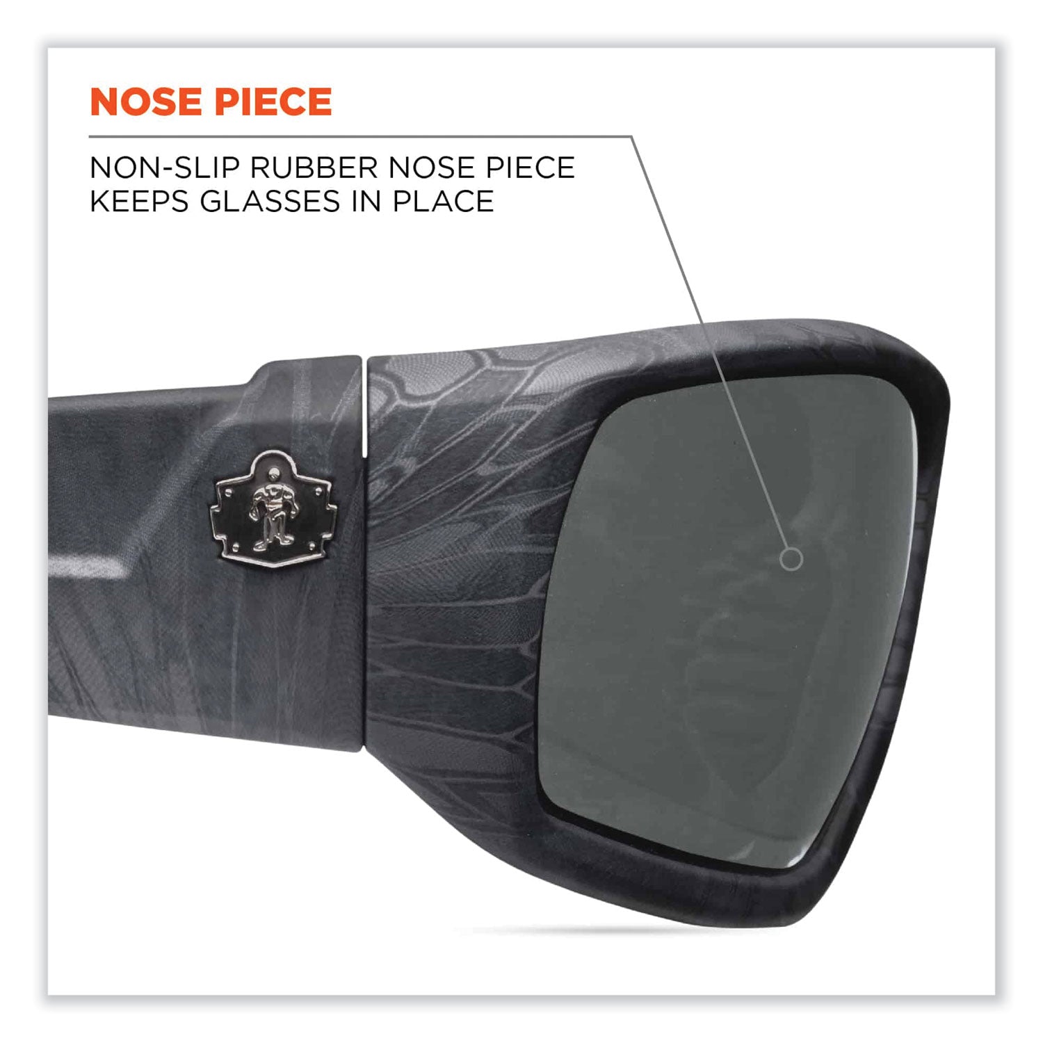 Skullerz Odin Safety Glasses, Kryptek Highlander Nylon Impact Frame, Polarized Smoke Lens, Ships in 1-3 Business Days