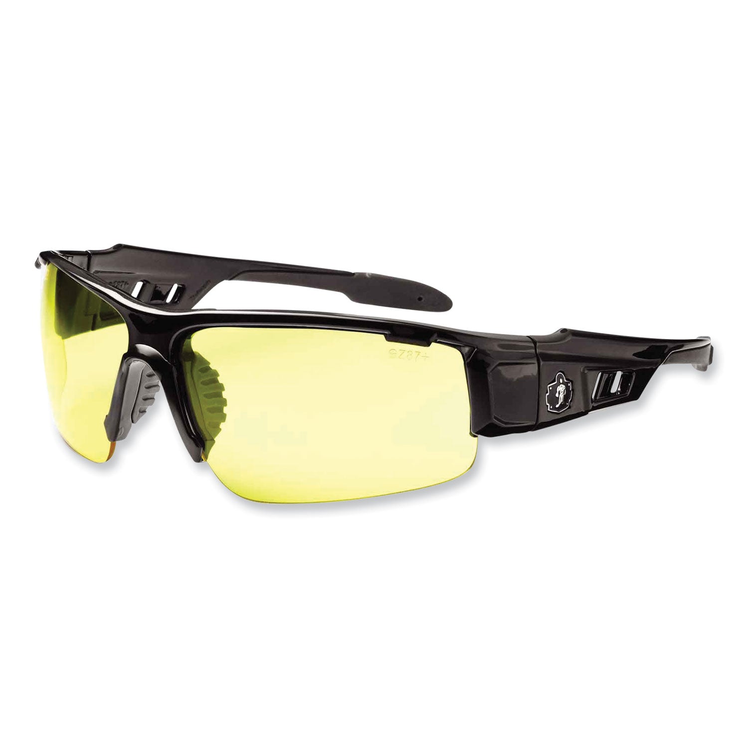 skullerz-dagr-safety-glasses-black-nylon-impact-frame-yellow-polycarbonate-lens-ships-in-1-3-business-days_ego52050 - 1