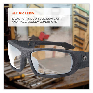 Skullerz Odin Safety Glasses, Kryptek Typhon Nylon Impact Frame, AntiFog Clear Polycarbonate Lens, Ships in 1-3 Business Days