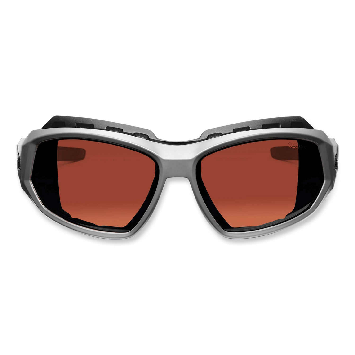 Skullerz Loki Safety Glasses/Goggles, Gray Nylon Impact Frame, Polarized Copper Polycarb Lens, Ships in 1-3 Business Days