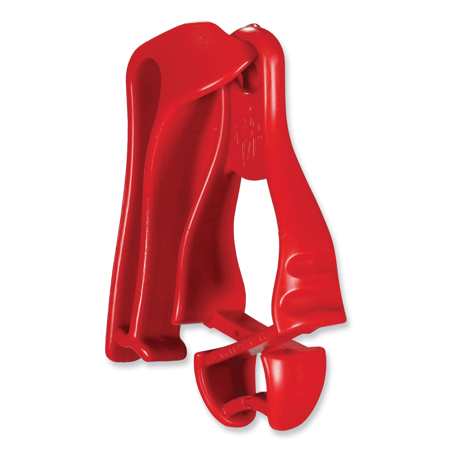 Squids 3405 Belt Clip Glove Clip Holder, 1 x 1 x 6, Acetal Copolymer, Red, Ships in 1-3 Business Days