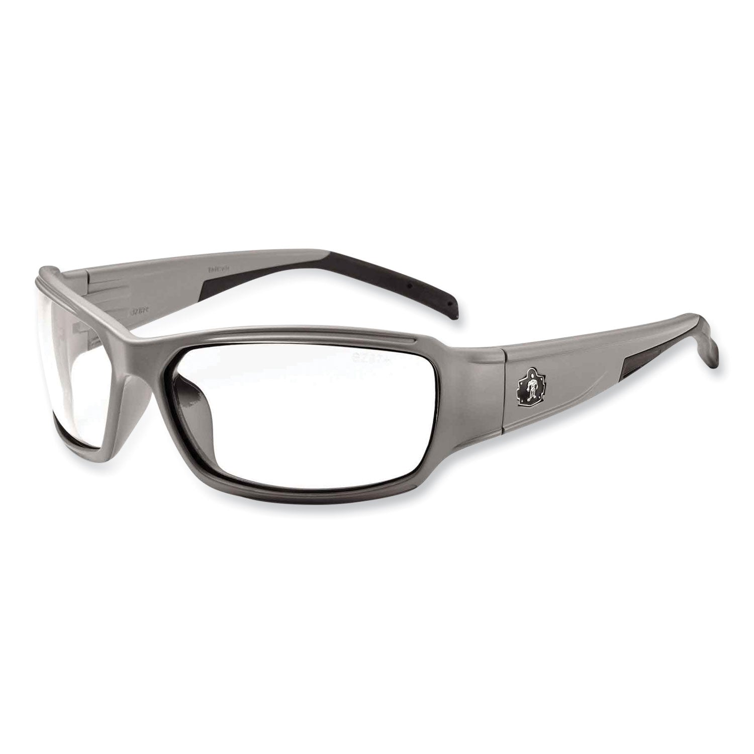 skullerz-thor-safety-glasses-matte-gray-nylon-impact-frame-clear-polycarbonate-lens-ships-in-1-3-business-days_ego51100 - 1