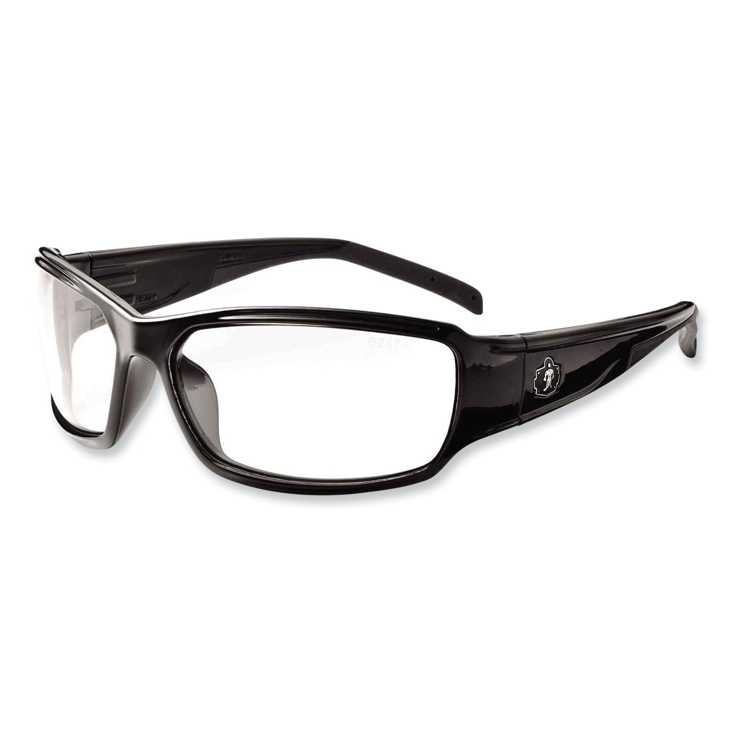 Skullerz Thor Safety Glasses, Black Nylon Impact Frame, Anti-Fog Clear Polycarbonate Lens, Ships in 1-3 Business Days