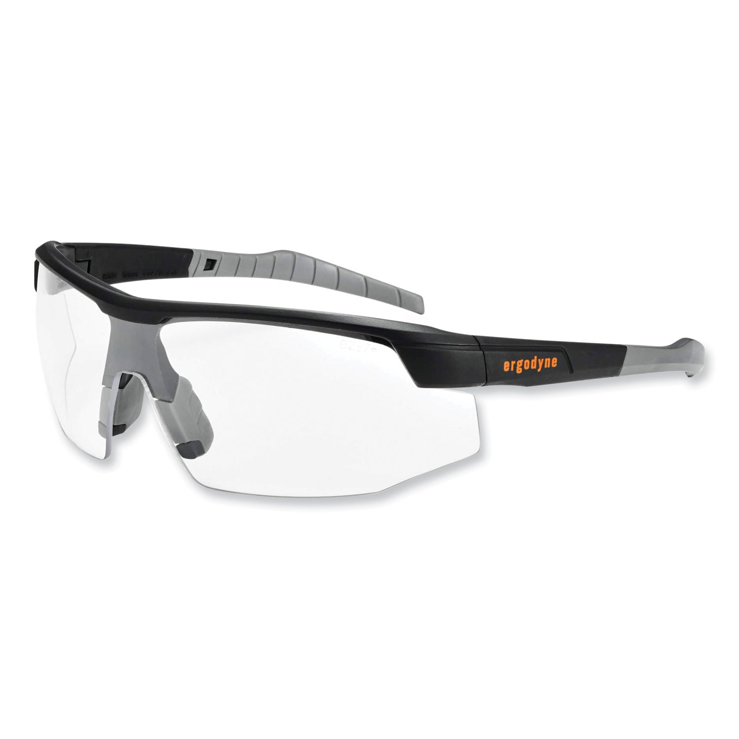 Skullerz Skoll Safety Glasses, Matte Black Nylon Impact Frame, Anti-Fog Clear Polycarbonate Lens, Ships in 1-3 Business Days