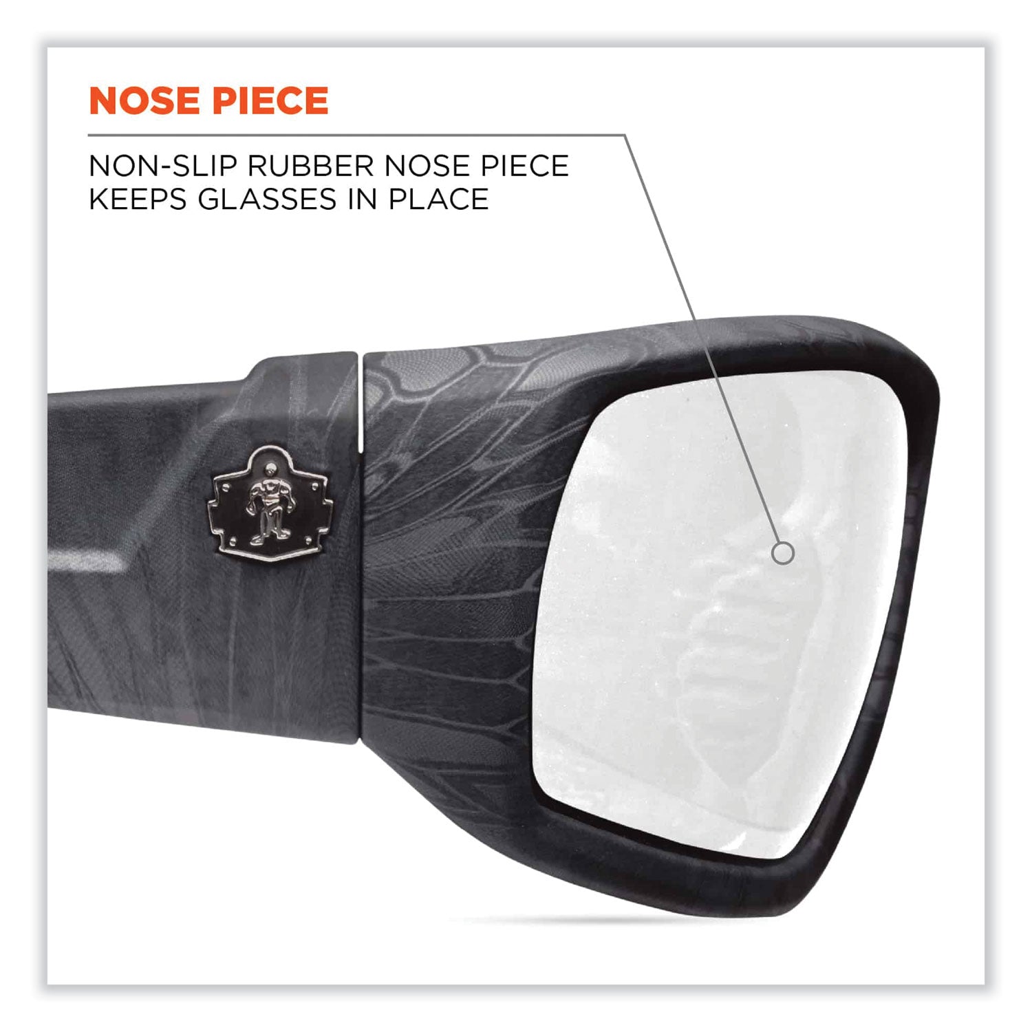Skullerz Odin Safety Glasses, Kryptek Typhon Nylon Impact Frame, AntiFog Clear Polycarbonate Lens, Ships in 1-3 Business Days