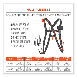 squids-3138-padded-barcode-scanner-lanyard-harness-33-arm-straps185-lanyardblack-orange-grayships-in-1-3-business-days_ego19189 - 4