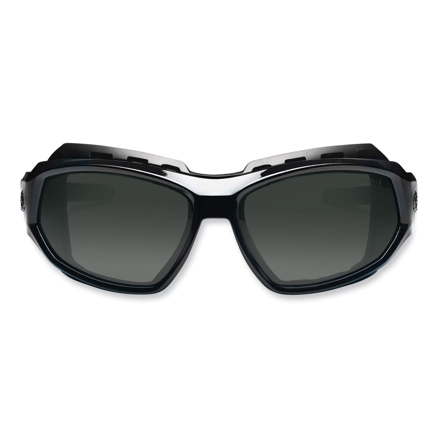 Skullerz Loki Safety Glasses/Goggles, Black Nylon Impact Frame,Polarized Smoke Polycarbonate Lens, Ships in 1-3 Business Days