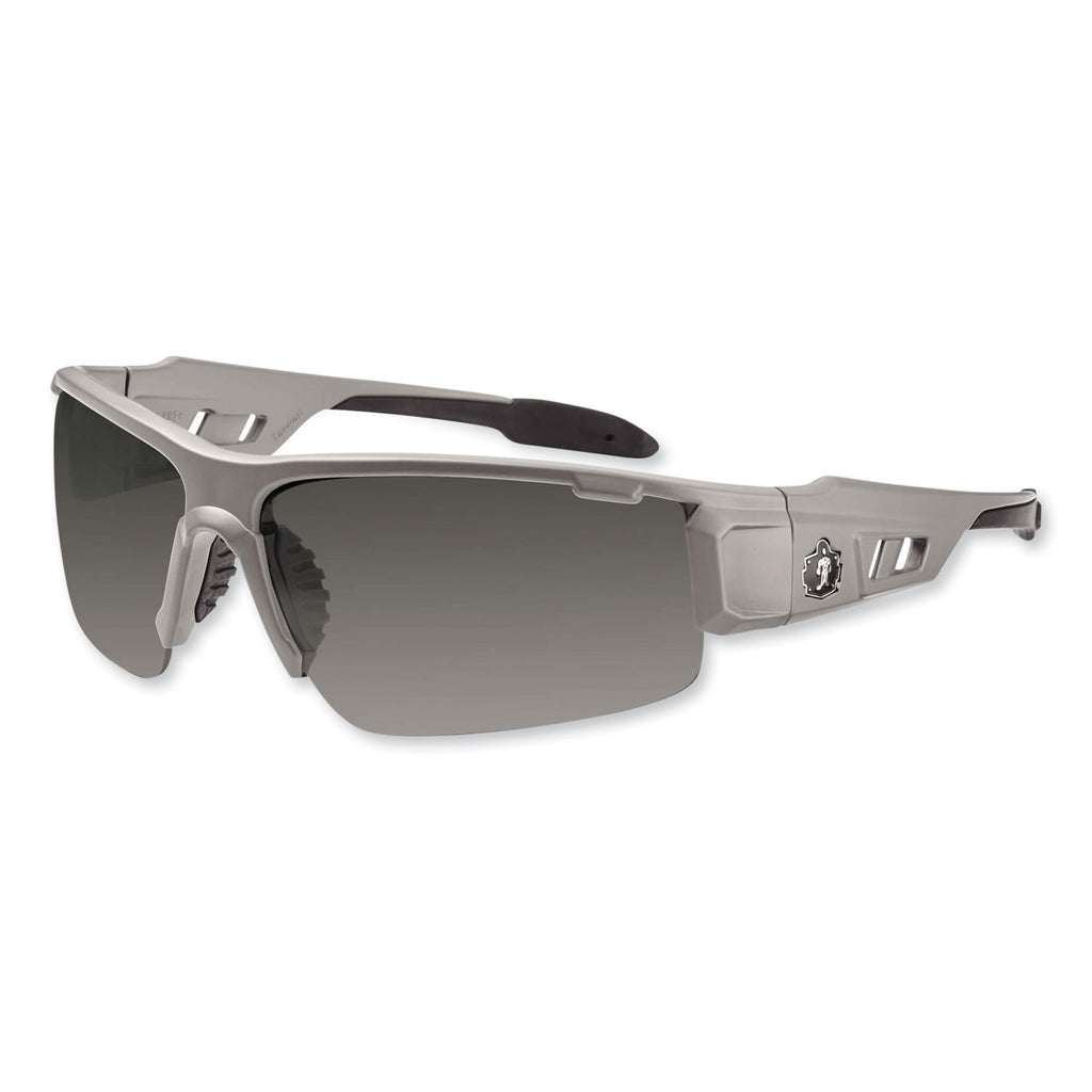 Skullerz Dagr Safety Glasses, Matte Gray Nylon Impact Frame, Polarized Smoke Polycarbonate Lens, Ships in 1-3 Business Days